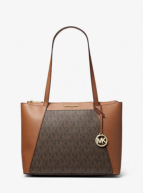 michael kors maddie logo tote|Maddie Medium Logo Tote Bag .